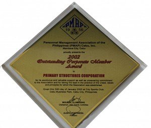 2002 Outstanding Corporate Member Award-514x438